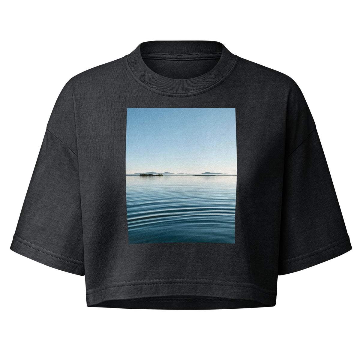 Women’s garment dye cropped tee