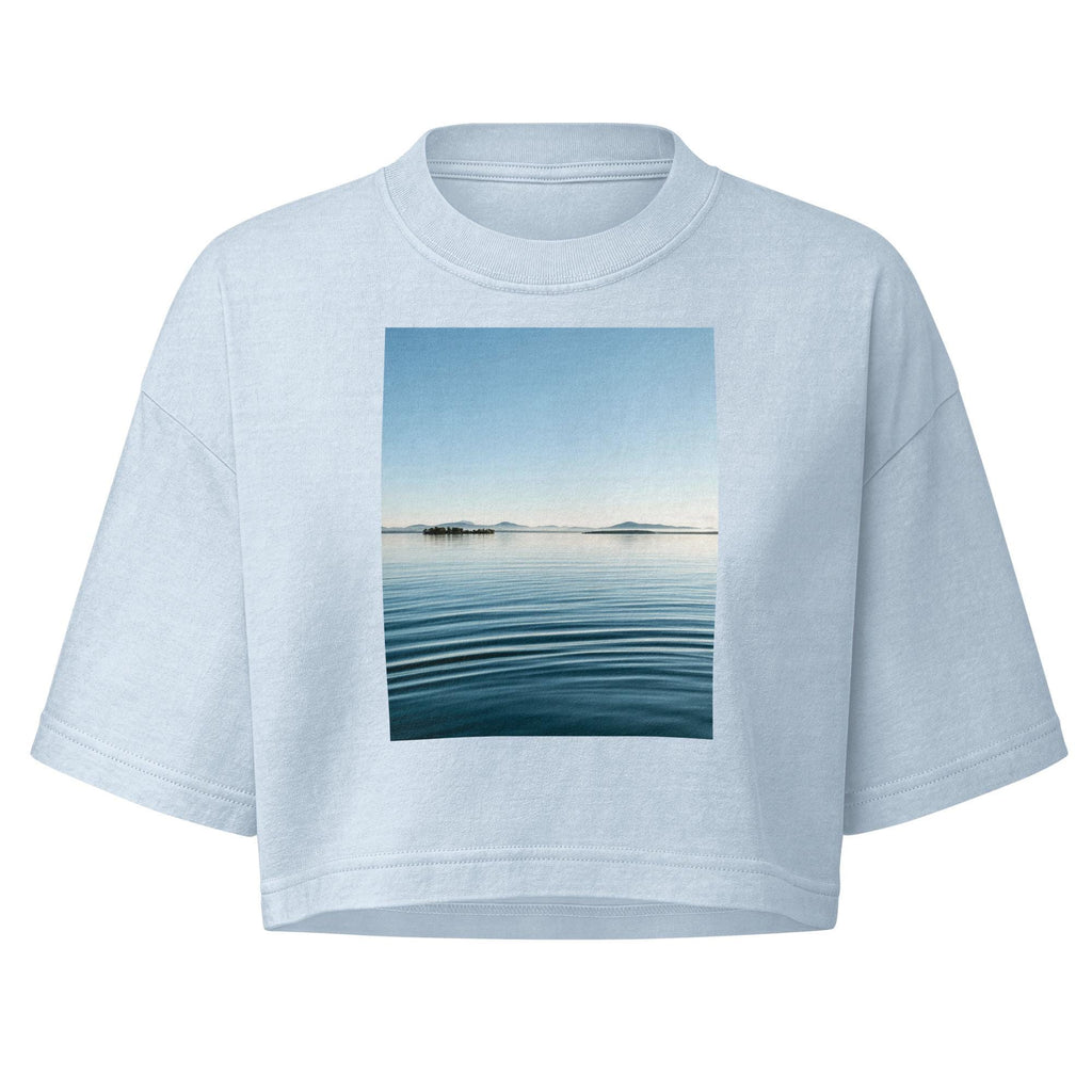 Women’s garment dye cropped tee