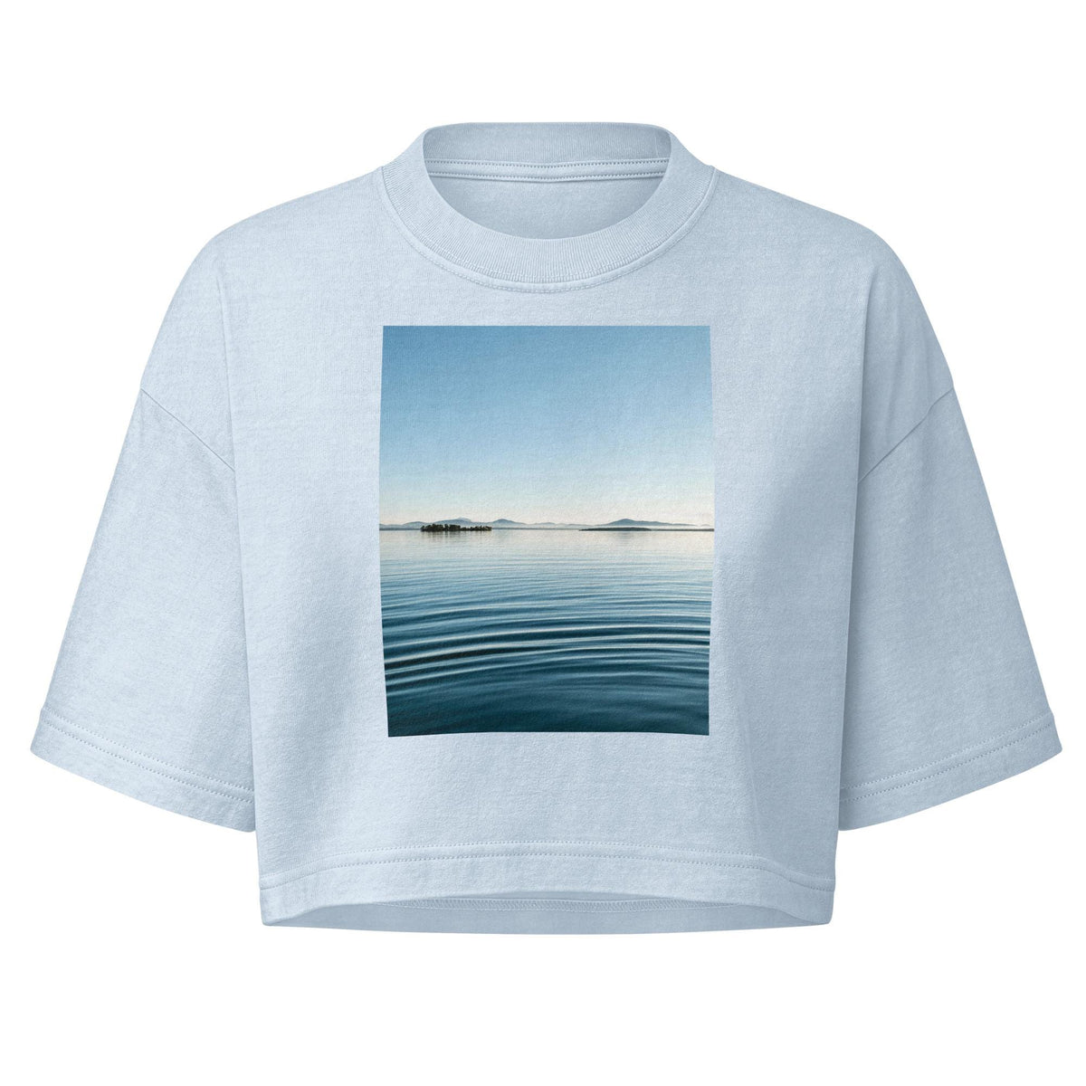 Women’s garment dye cropped tee