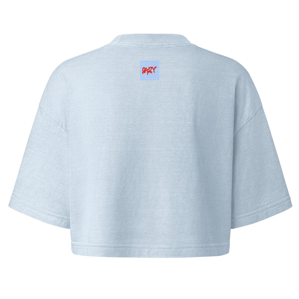 Women’s garment dye cropped tee